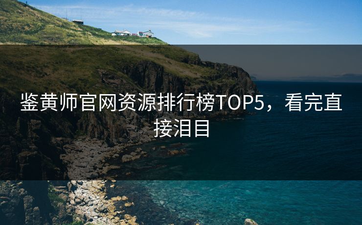 鉴黄师官网资源排行榜TOP5，看完直接泪目